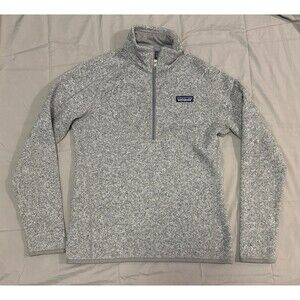 Patagonia Better Sweater Gray 1/4 Zip Fleece Jacket Size Small Causal Outdoors